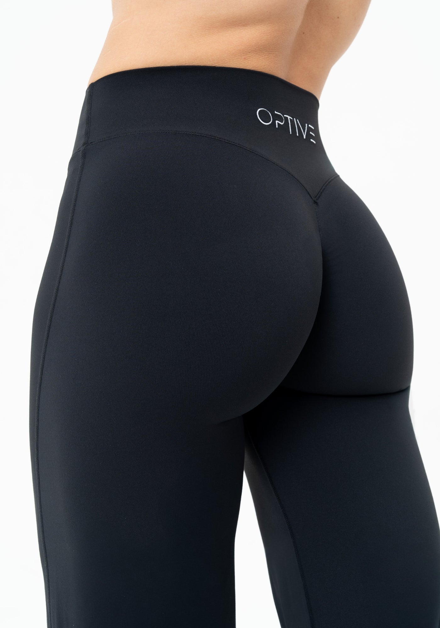 (PRE-ORDER) LUXE Sculpt Straight Leg Leggings - Deep Black