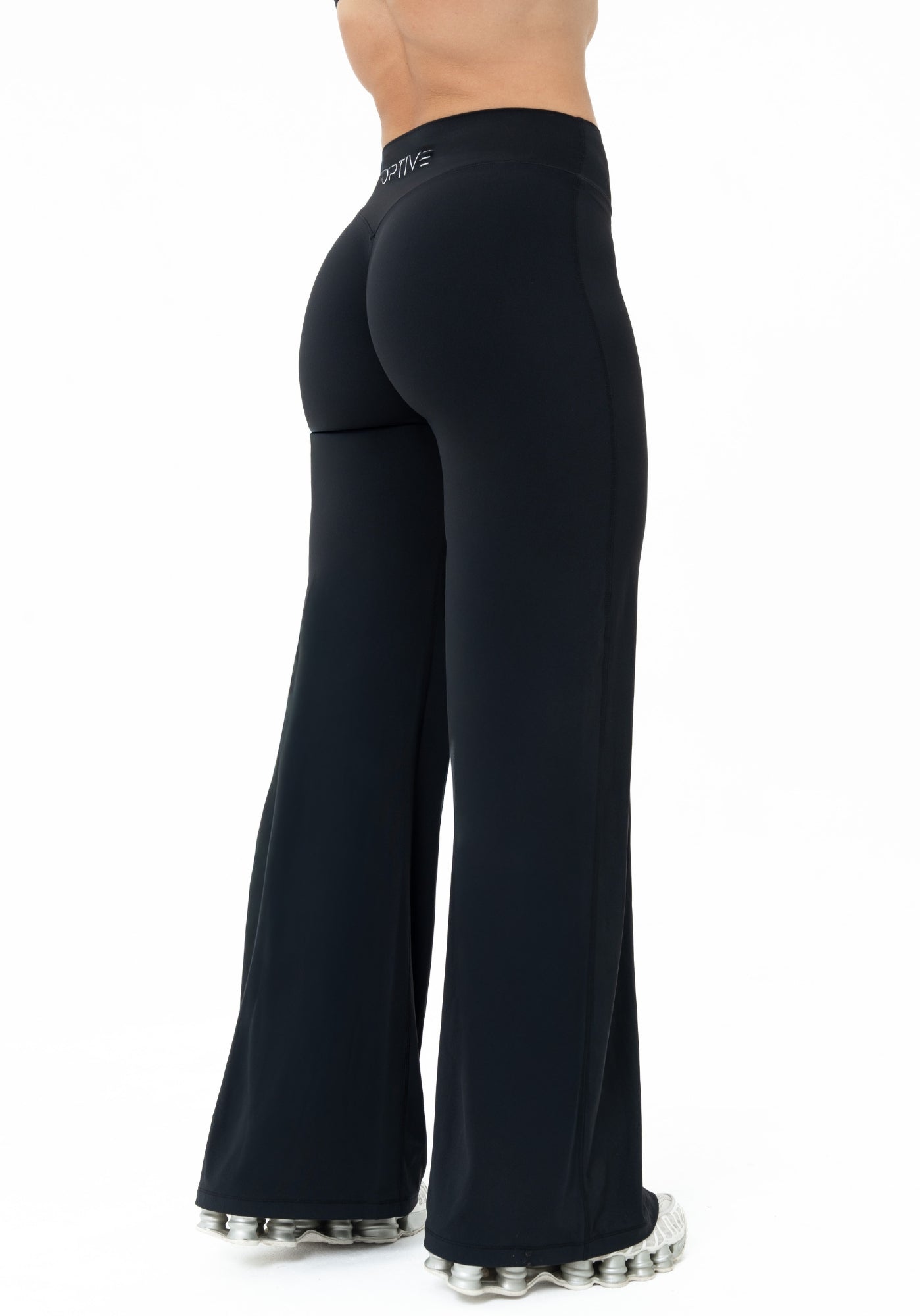 LUXE Sculpt Straight Leg Leggings - Deep Black