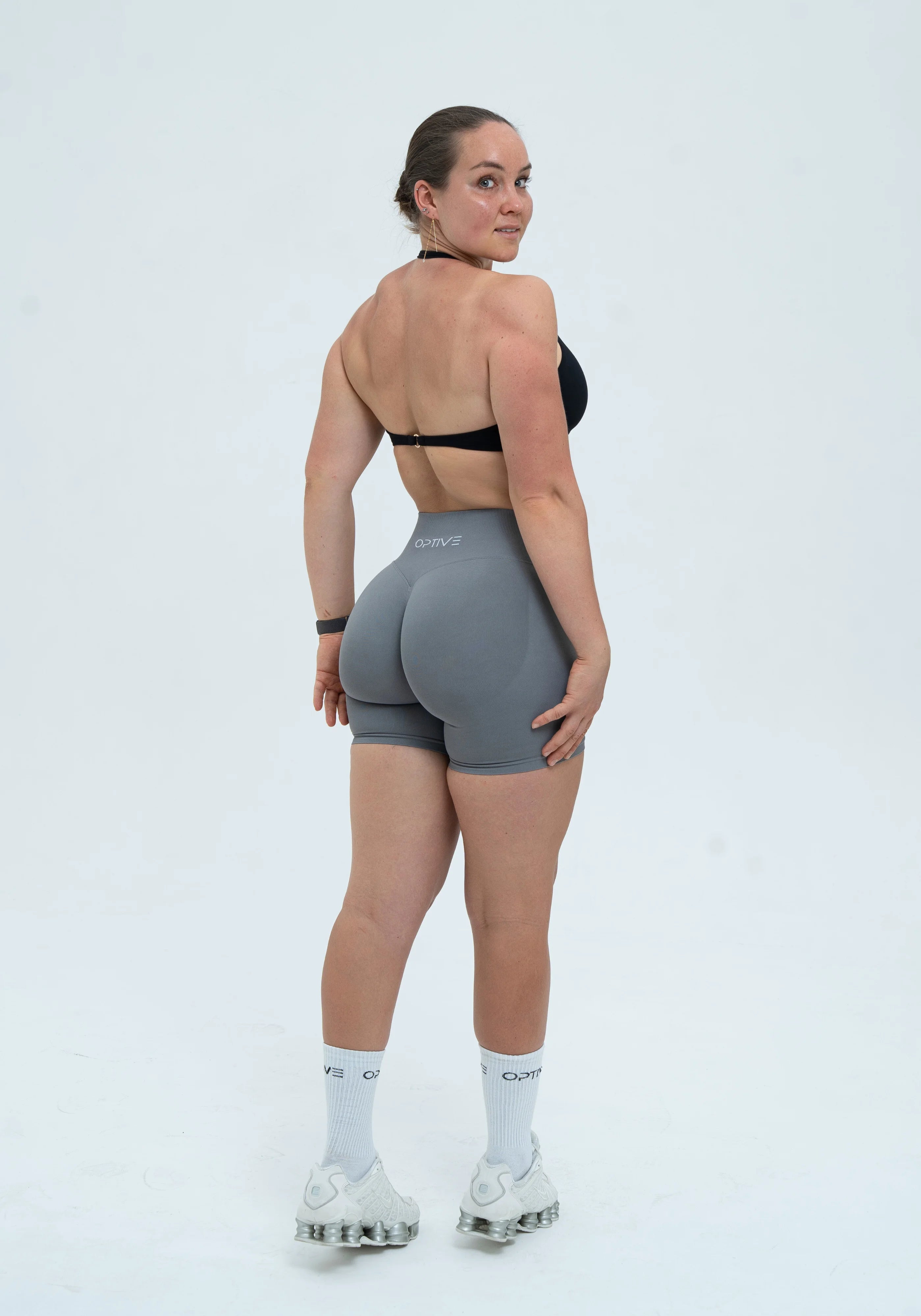 DAVOMI Minimal Neckholder Sport-BH - Deep Black