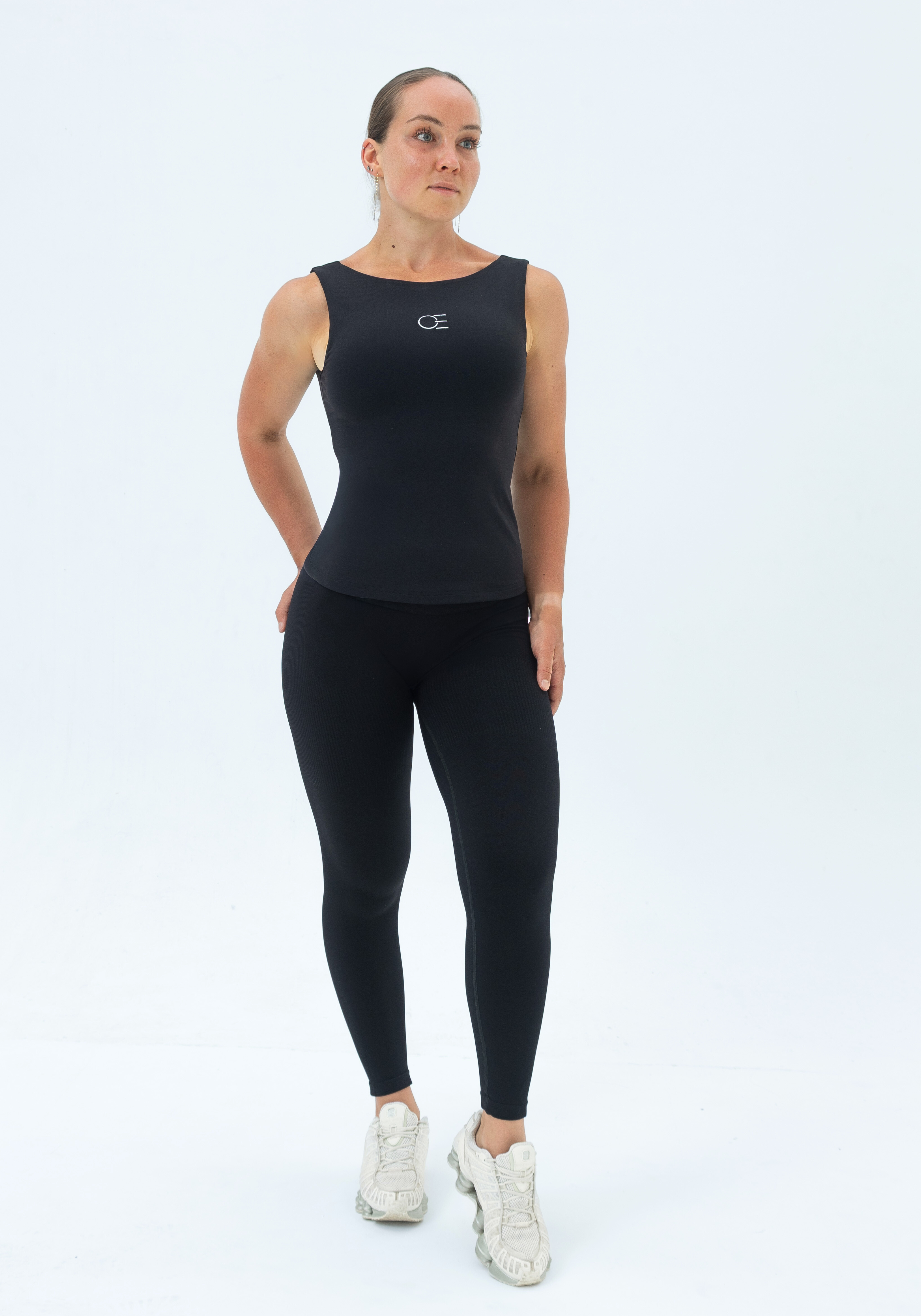 DIVINE Backless Top - Deep Black