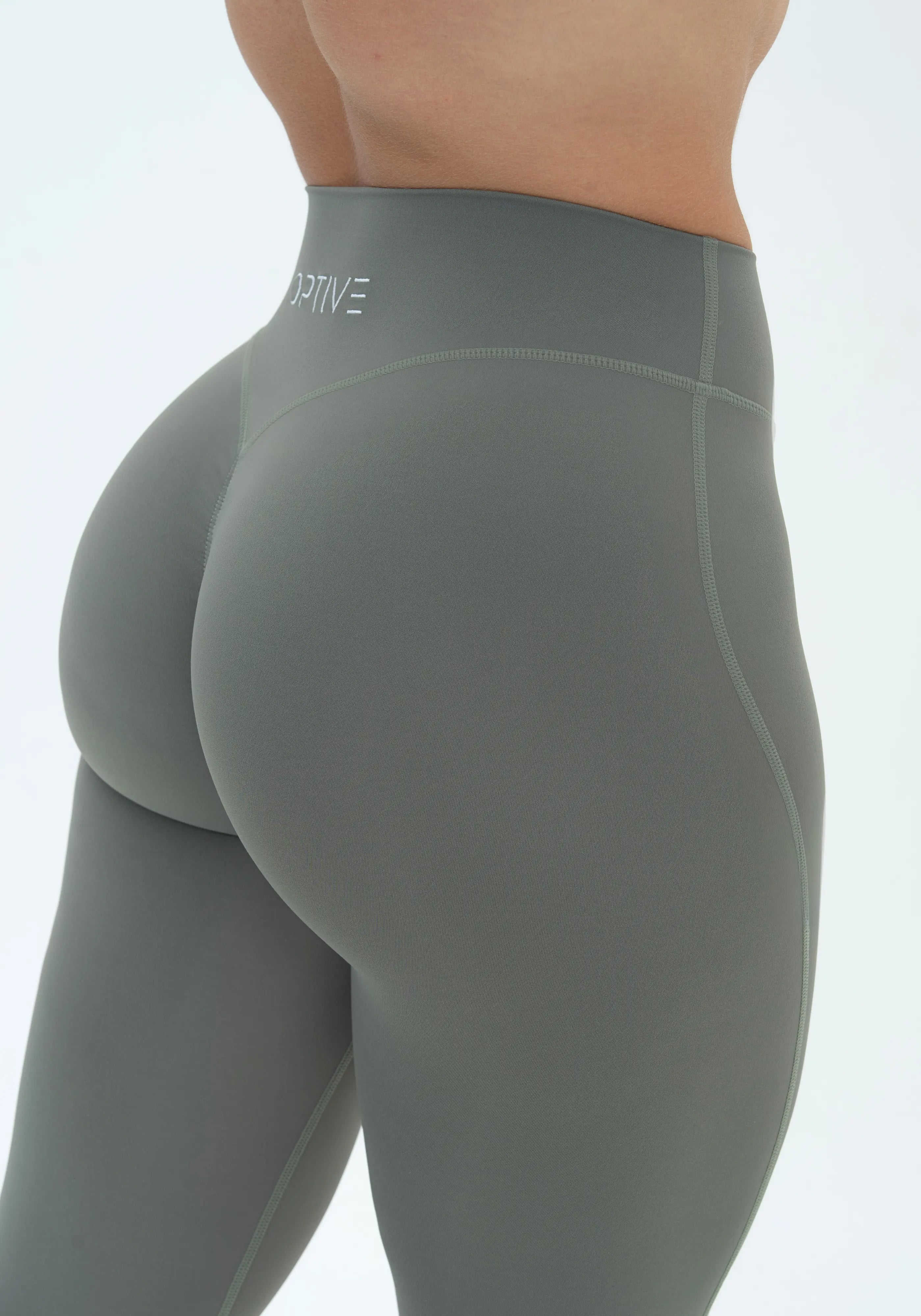 LUXE Sculpt Leggings - Sage Khaki