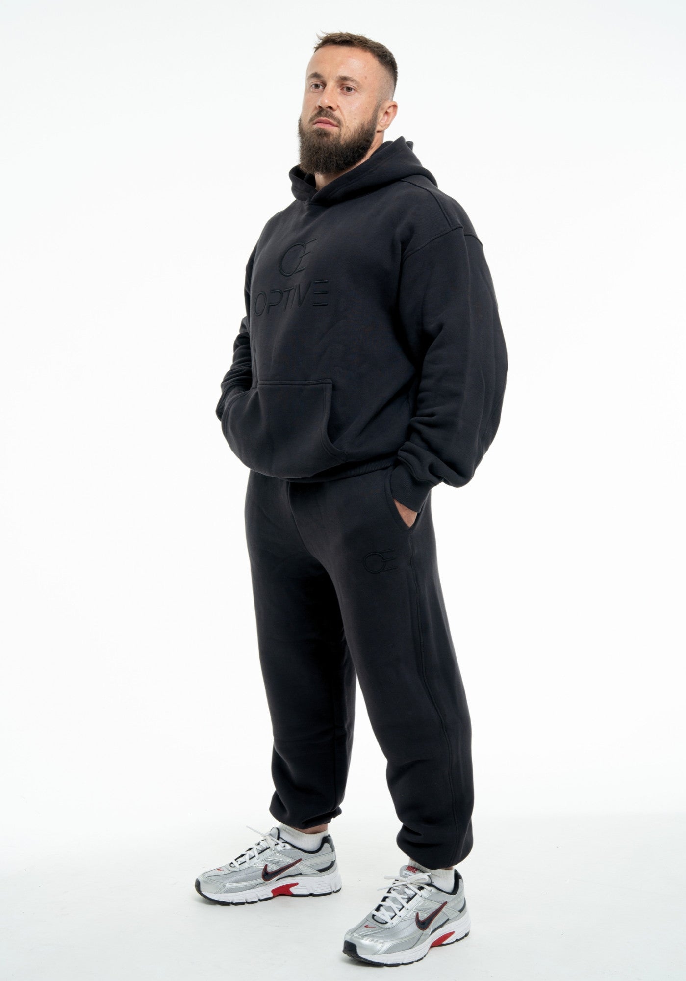 OVERSIZED UNISEX JOGGER - Deep Black