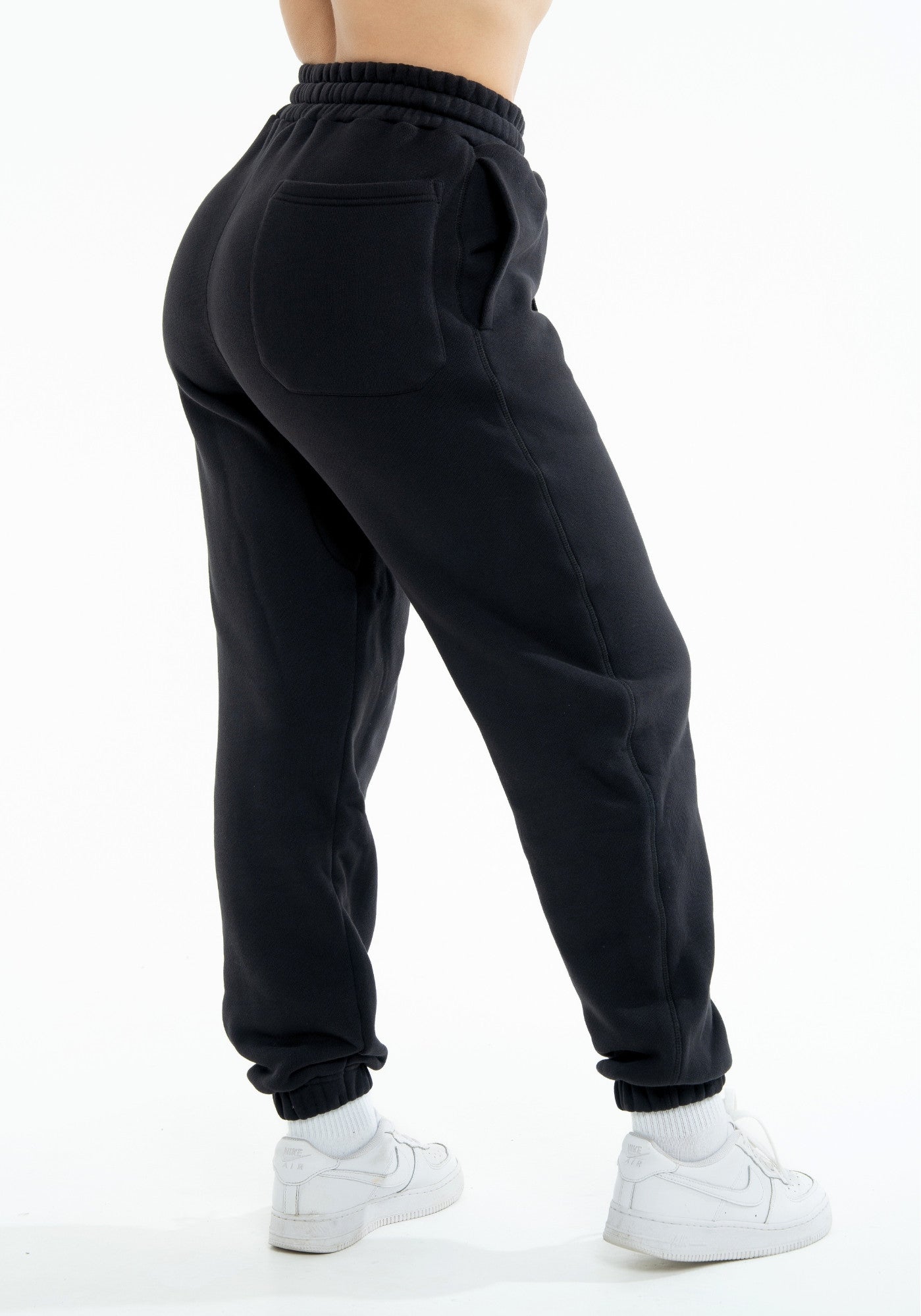 OVERSIZED UNISEX JOGGER - Deep Black