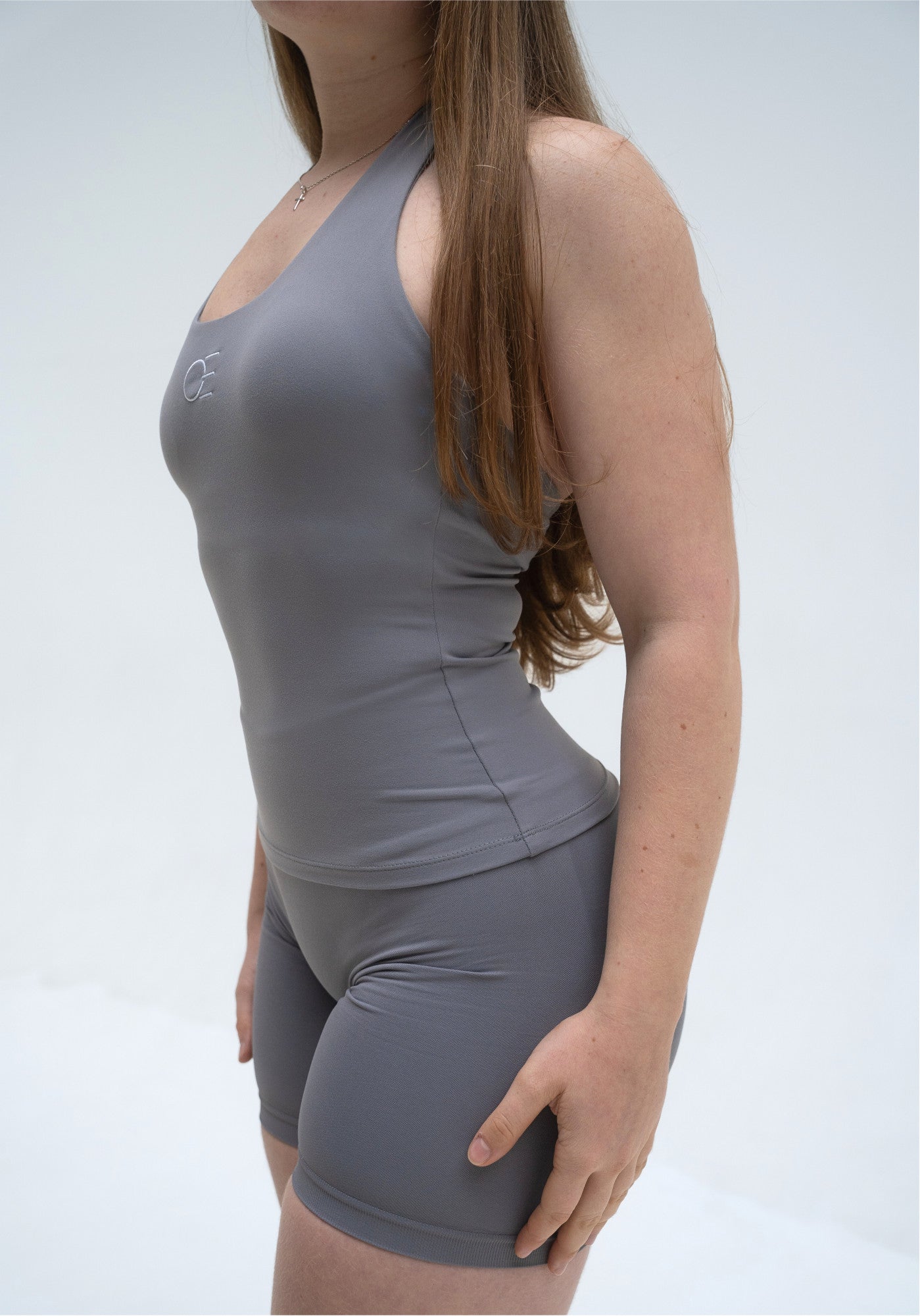 UNITY Neckholder Top - Steel Grey