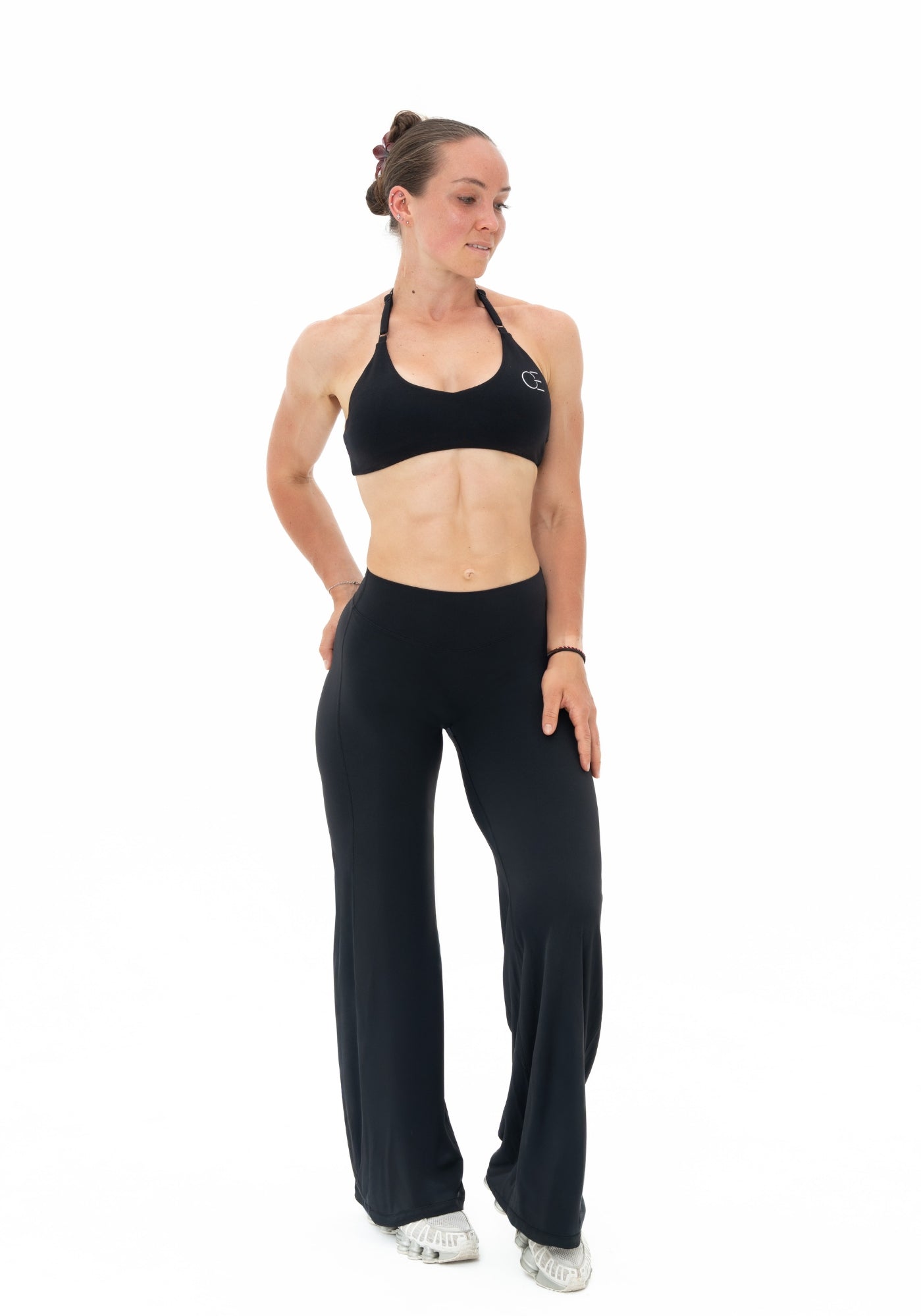 DAVOMI Minimal Neckholder Sport-BH - Deep Black