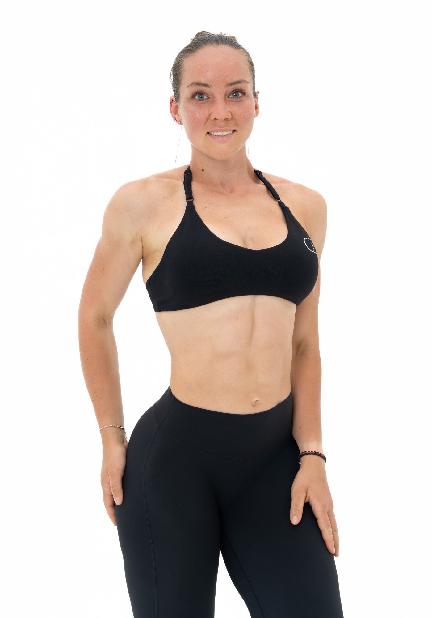 DAVOMI Minimal Neckholder Sport-BH - Deep Black