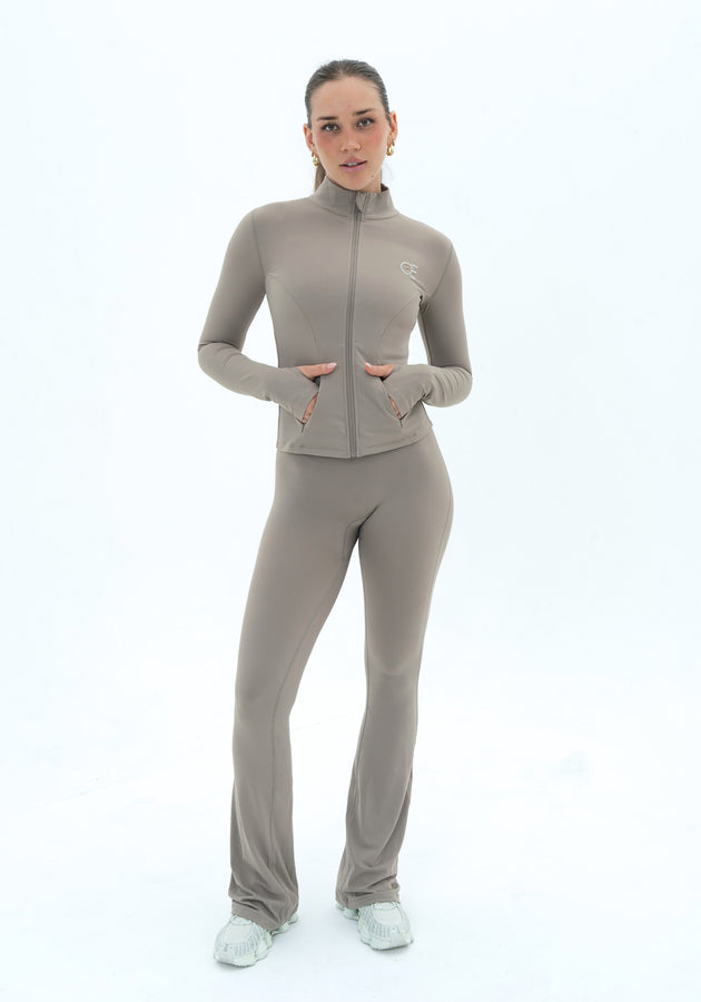 LUXE Flow Zip-Jacket - Dusk Grey