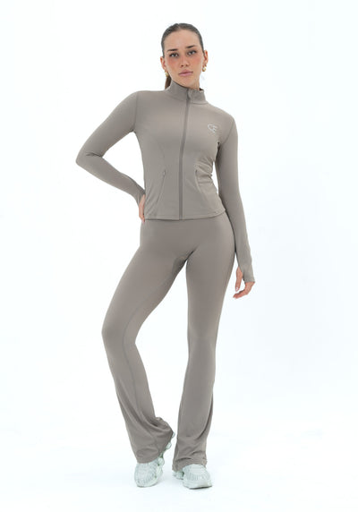 LUXE Flow Zip-Jacket - Dusk Grey