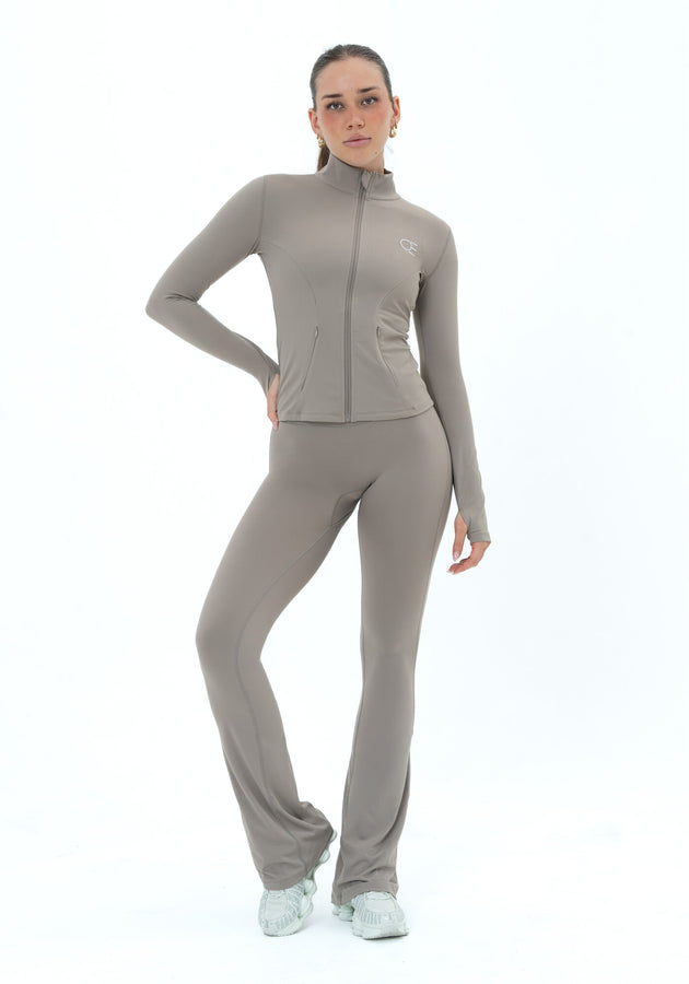 LUXE Flow Zip-Jacket - Dusk Grey