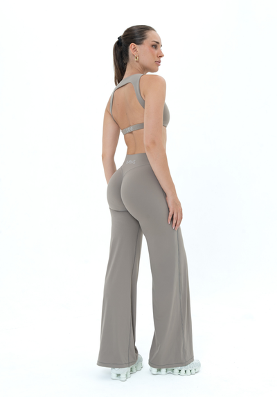 LUXE Sculpt Straight Leg Leggings - Dusk Grey