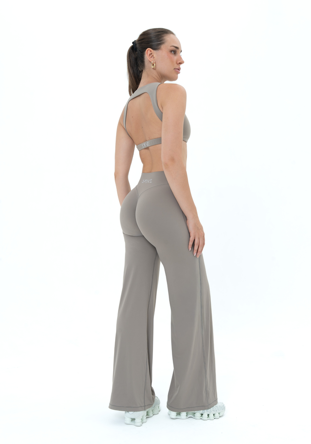 LUXE Sculpt Straight Leg Leggings - Dusk Grey