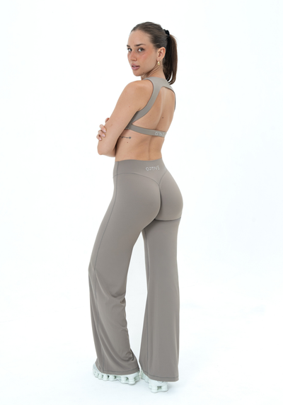 LUXE Sculpt Straight Leg Leggings - Dusk Grey