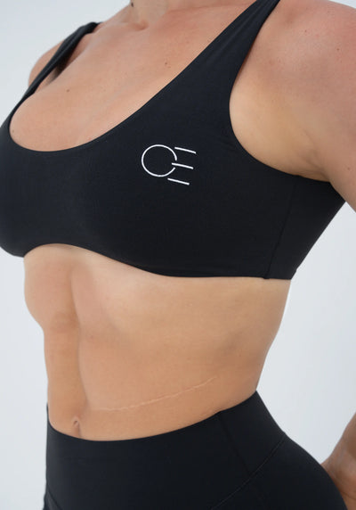 LUXE Core Sport-BH - Deep Black