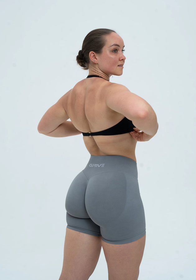 DAVOMI Minimal Neckholder Sport-BH - Deep Black