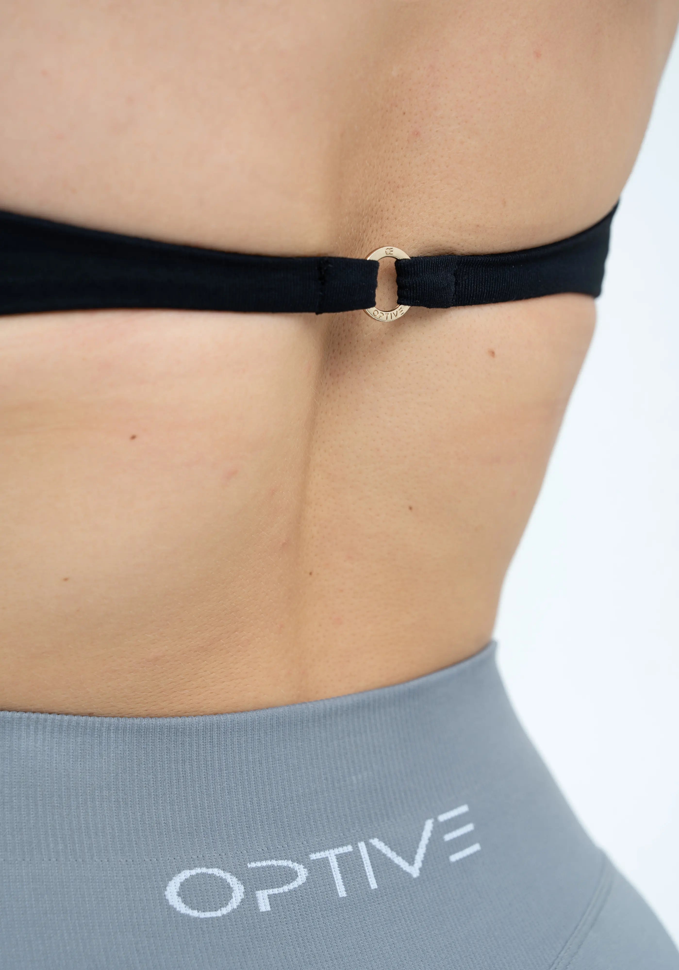 DAVOMI Minimal Neckholder Sport-BH - Deep Black