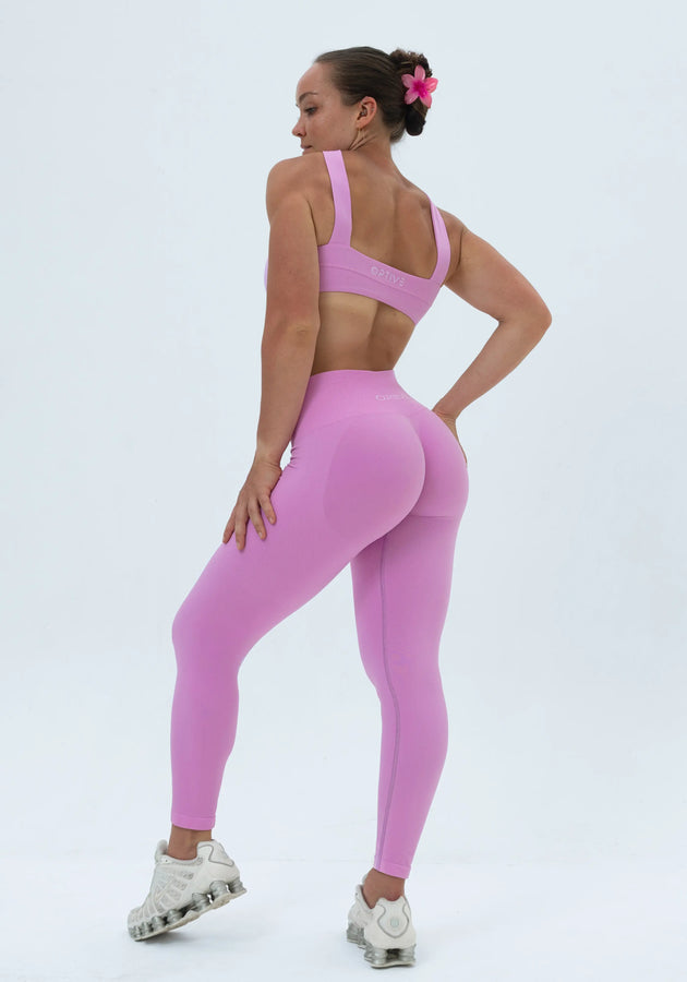 DIVINE Scrunch Leggings - Rose Pink