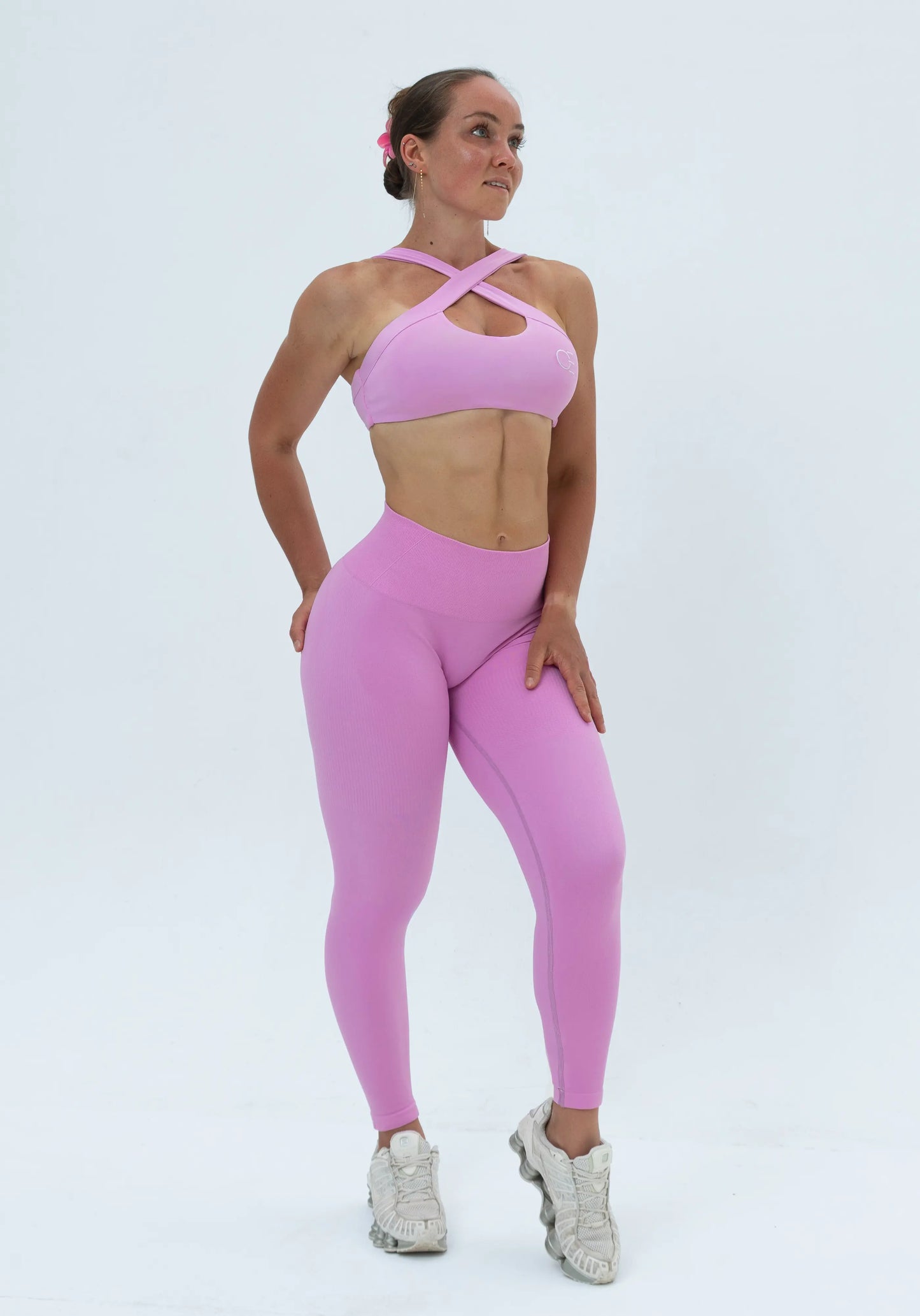 DIVINE Scrunch Leggings - Rose Pink