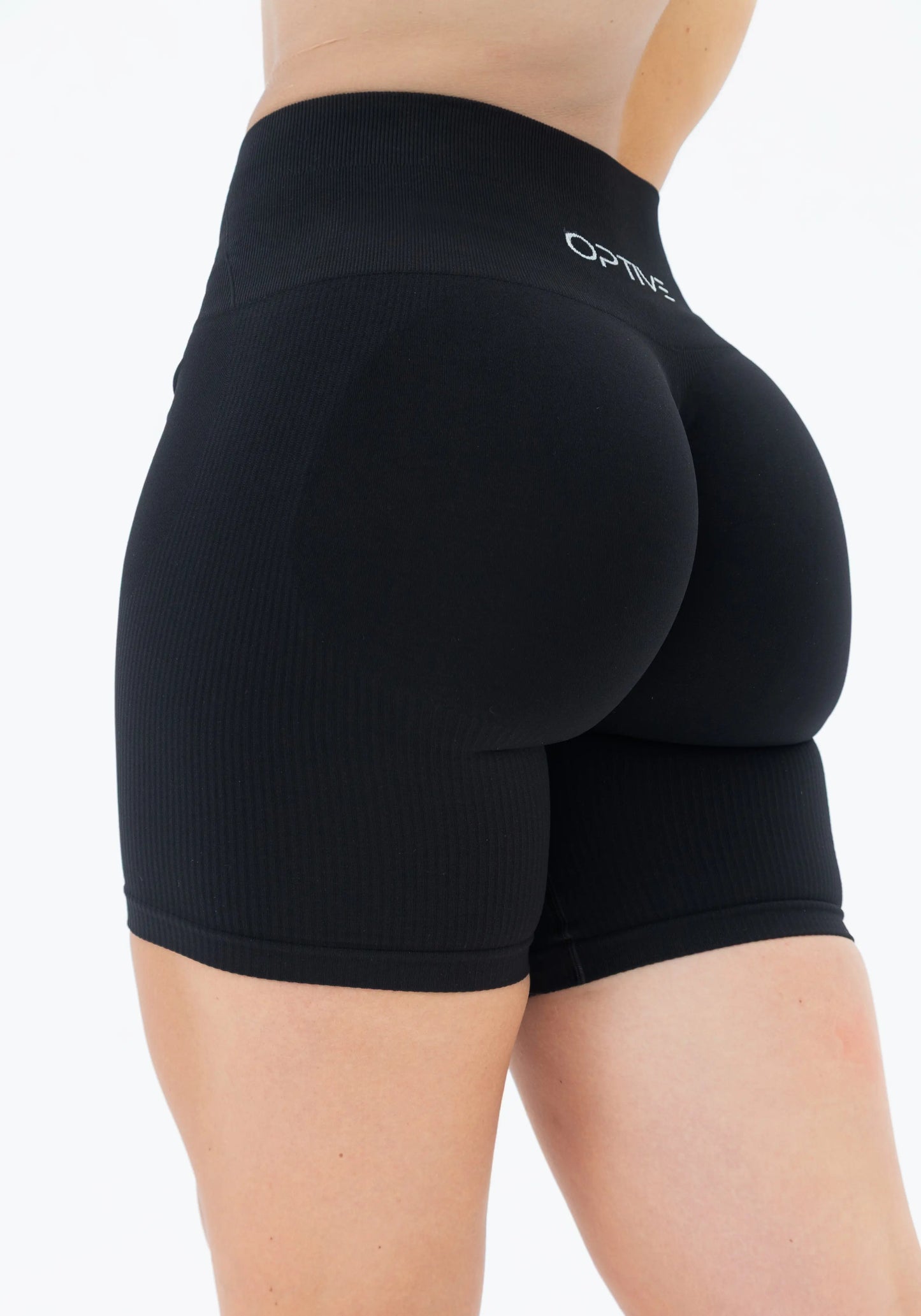 DIVINE Scrunch Shorts - Deep Black