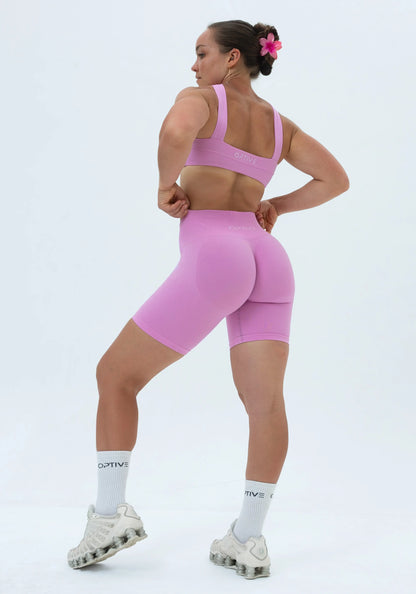 DIVINE Scrunch Shorts - Rose Pink