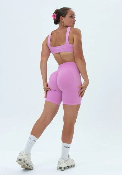 DIVINE Scrunch Shorts - Rose Pink