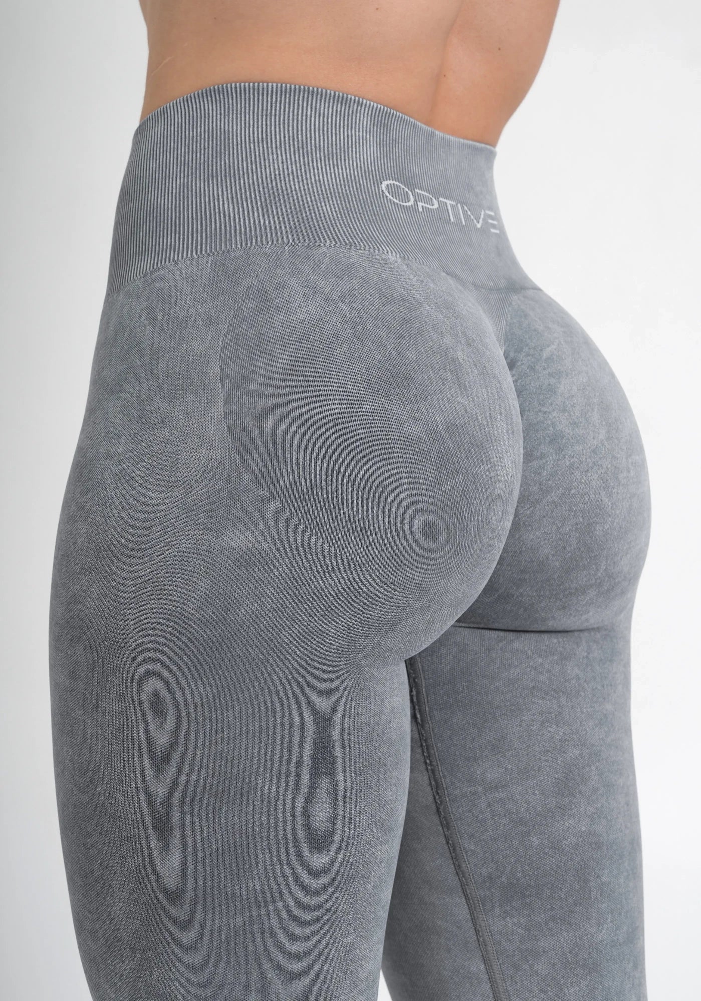 INITIUM 2.0 Scrunch Leggings - Stone Grey