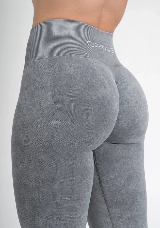 INITIUM 2.0 Scrunch Leggings - Stone Grey