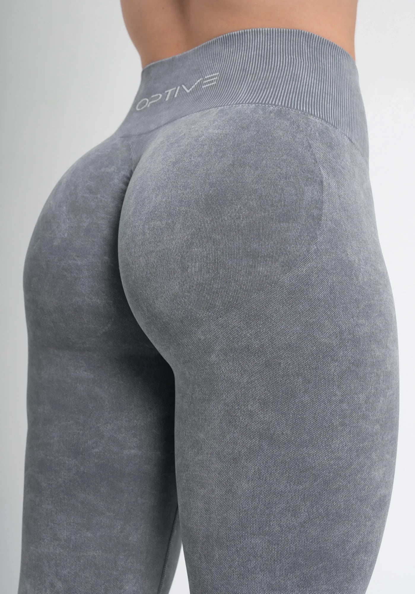 INITIUM 2.0 Scrunch Leggings - Stone Grey