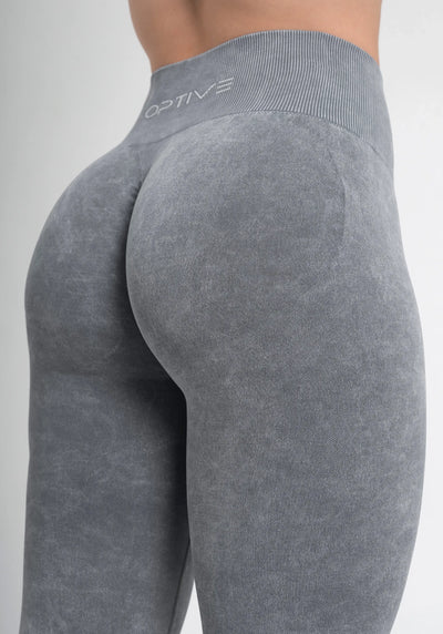 INITIUM 2.0 Scrunch Leggings - Stone Grey