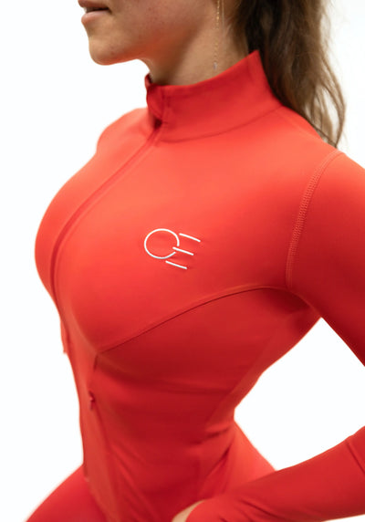 LUXE Flow Zip-Jacket - Candy Red (Limited Edition)