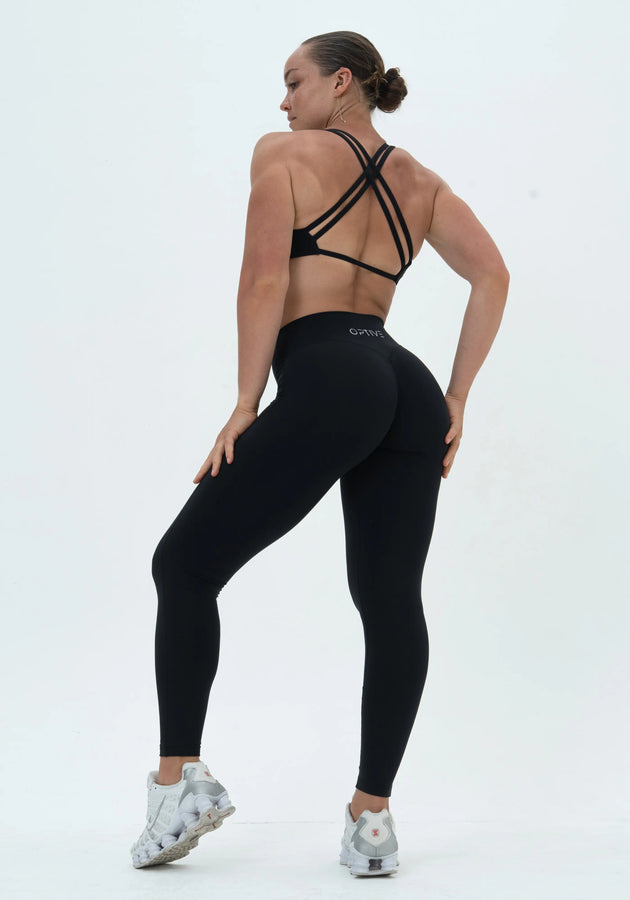 LUXE Sculpt Leggings - Deep Black