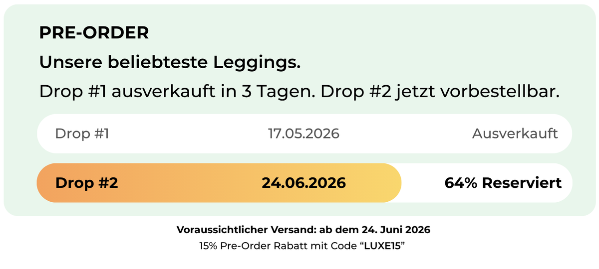(PRE-ORDER) LUXE Sculpt Straight Leg Leggings - Deep Black — Pre-Order