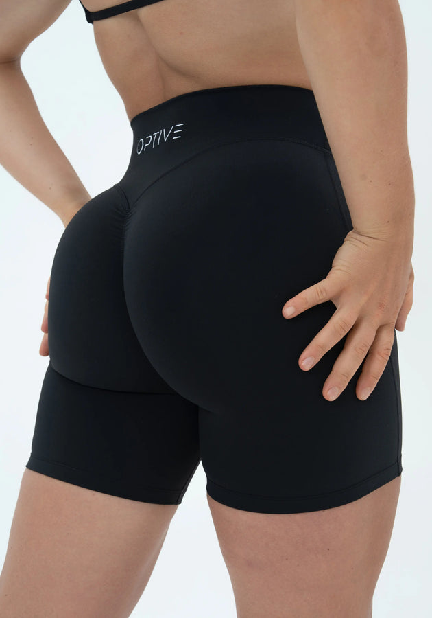LUXE Sculpt Shorts - Deep Black