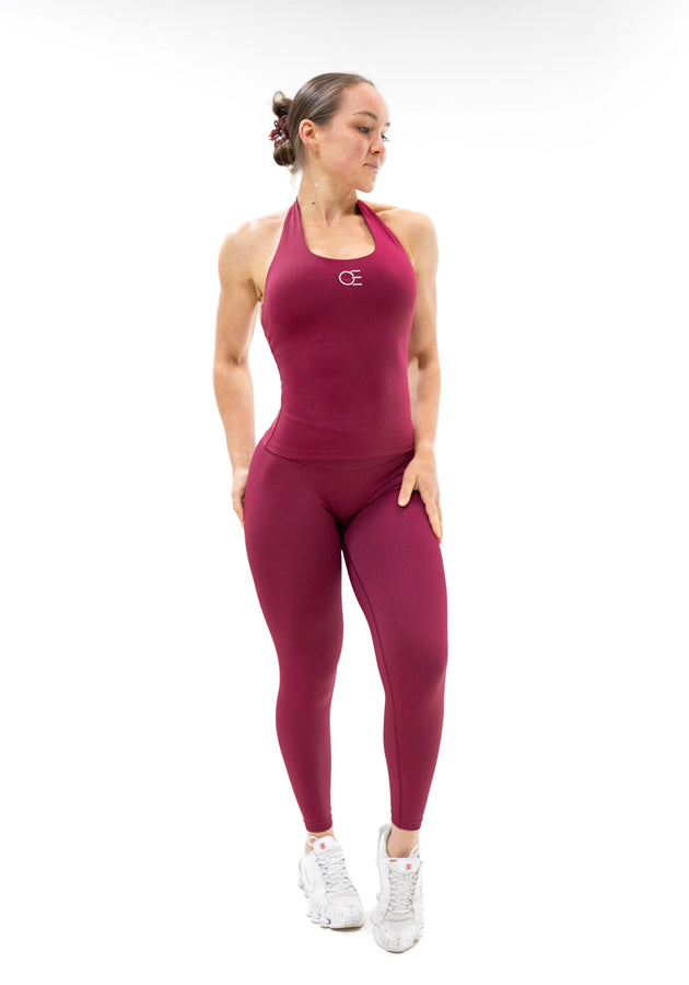 UNITY Neckholder Top - Bordeaux Red (Limited Edition)