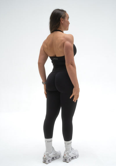 UNITY Neckholder Top - Deep Black