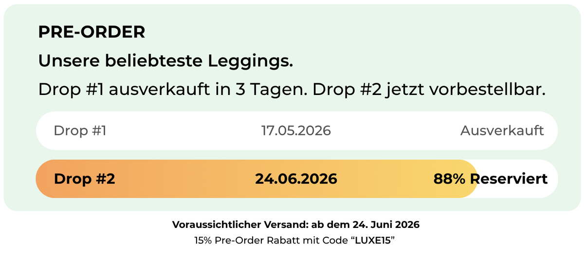 (PRE-ORDER) LUXE Sculpt Straight Leg Leggings - Deep Black — Pre-Order