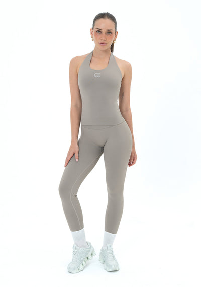 UNITY Neckholder Top - Dusk Grey