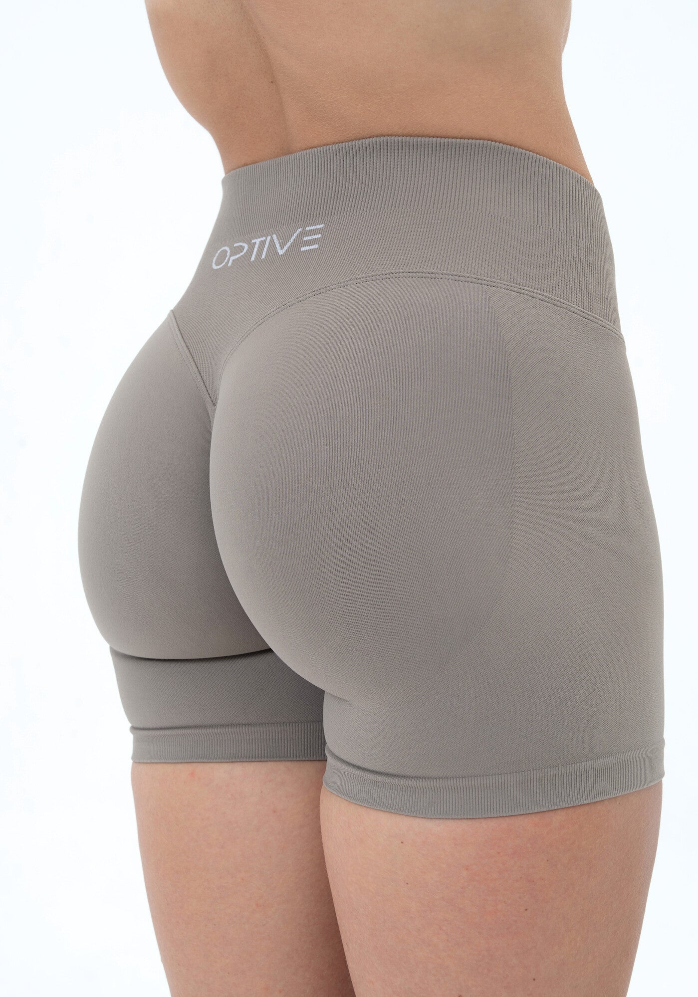 UNITY V-Shape Scrunch Shorts - Dusk Grey